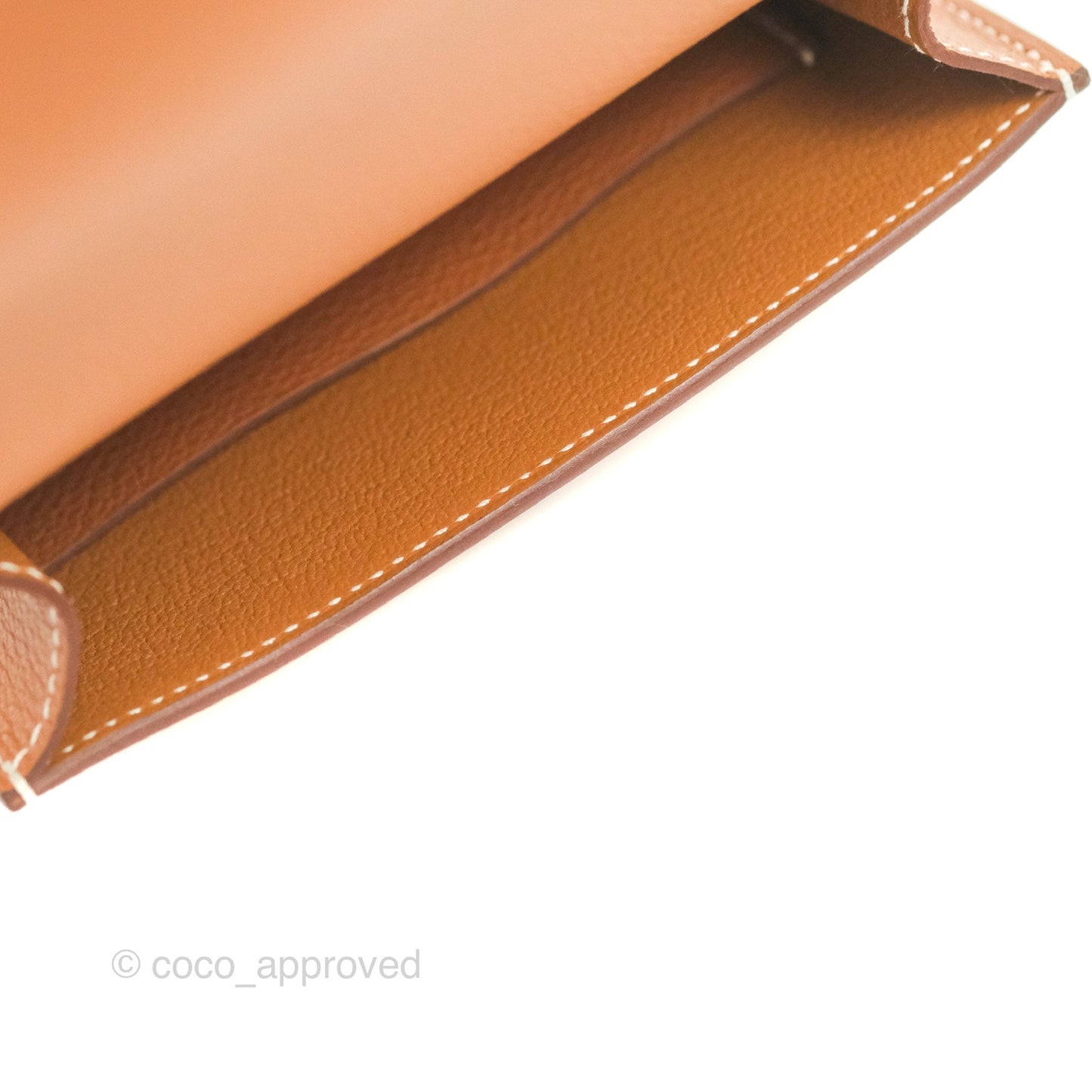 Hermès Roulis Slim Wallet Gold Gold Hardware
