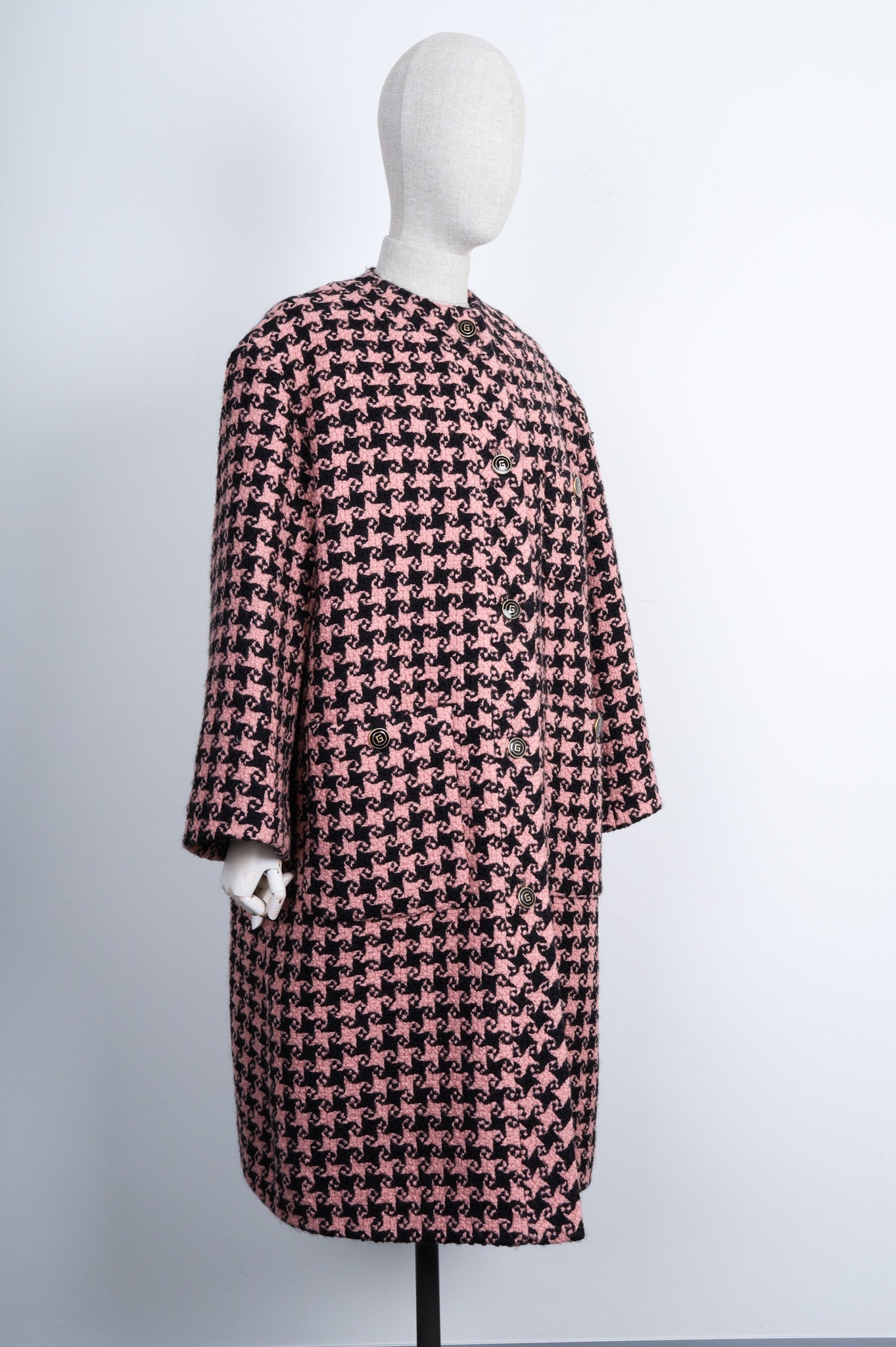 Luxury Gucci Trending 2025 2022 Coat Pink and Black