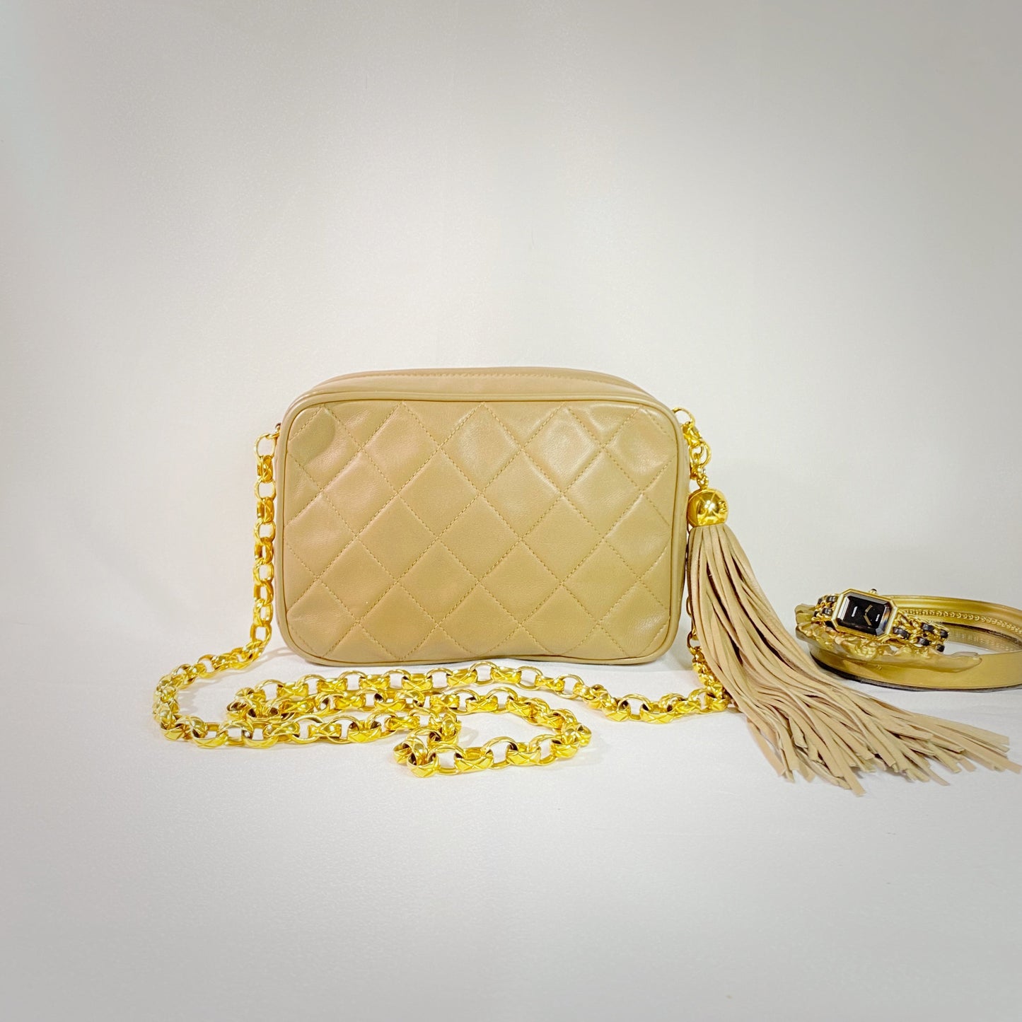 No.2288-Chanel Vintage Lambskin  Camera Bag