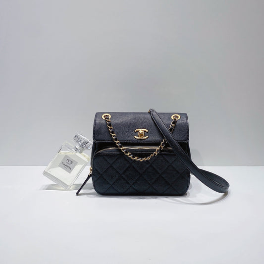 No.001511-Chanel Caviar Chic Trip Flap Bag