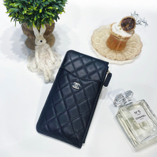 No.3749-Chanel Caviar Timeless Classic Long Phone Wallet