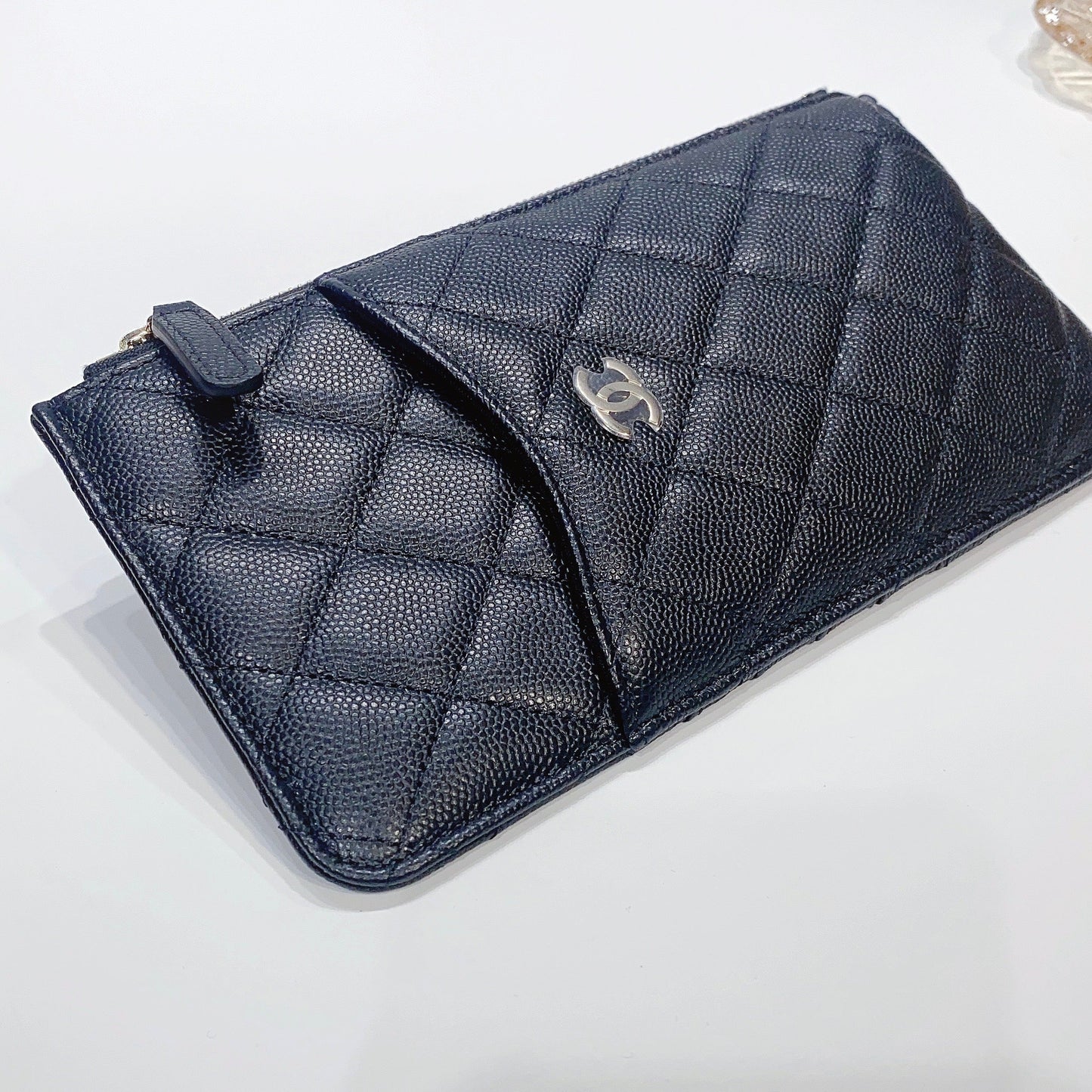 No.3749-Chanel Caviar Timeless Classic Long Phone Wallet