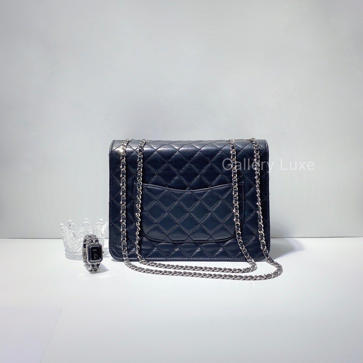 No.2535-Chanel Lambskin Clam’s Pocket Flap Bag