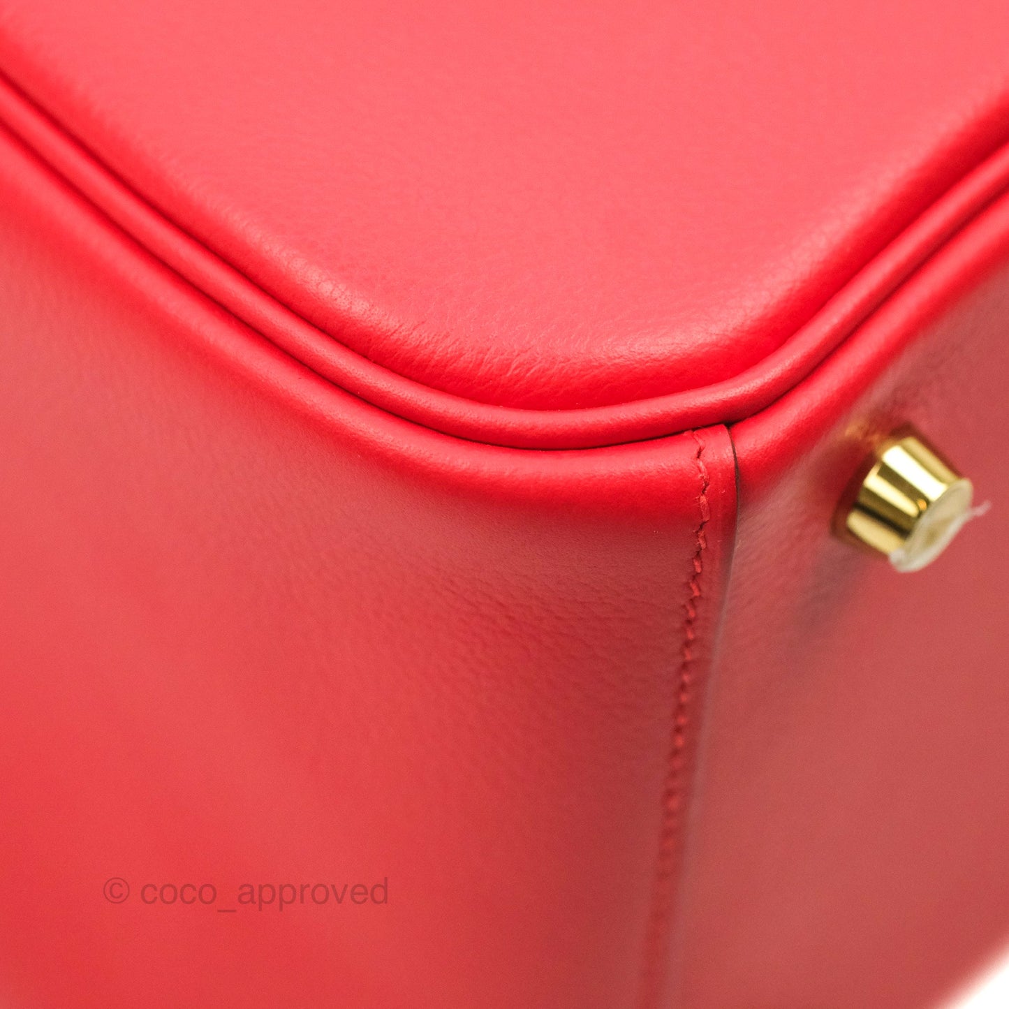 Hermès Lindy 26 Evercolour Rouge de Coeur Gold Hardware
