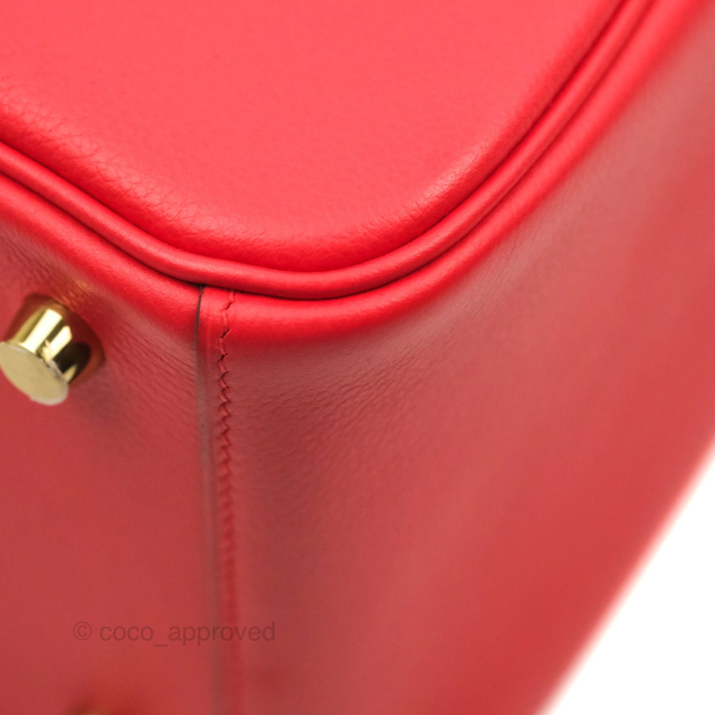 Hermès Lindy 26 Evercolour Rouge de Coeur Gold Hardware