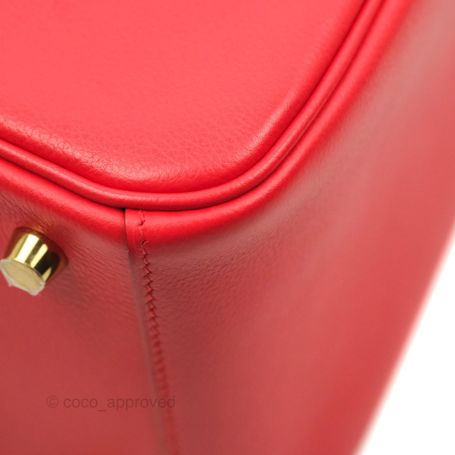 Hermès Lindy 26 Evercolour Rouge de Coeur Gold Hardware