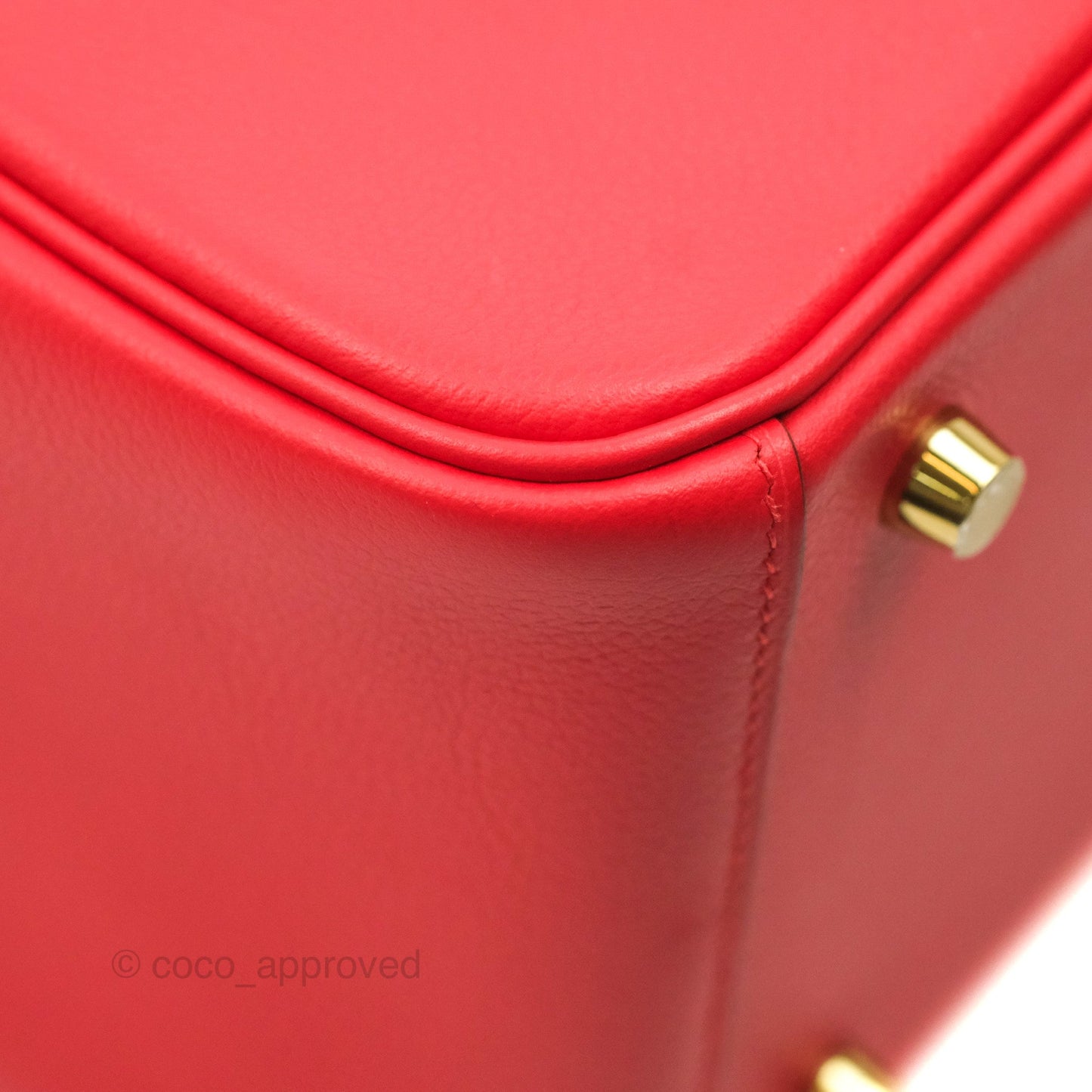 Hermès Lindy 26 Evercolour Rouge de Coeur Gold Hardware
