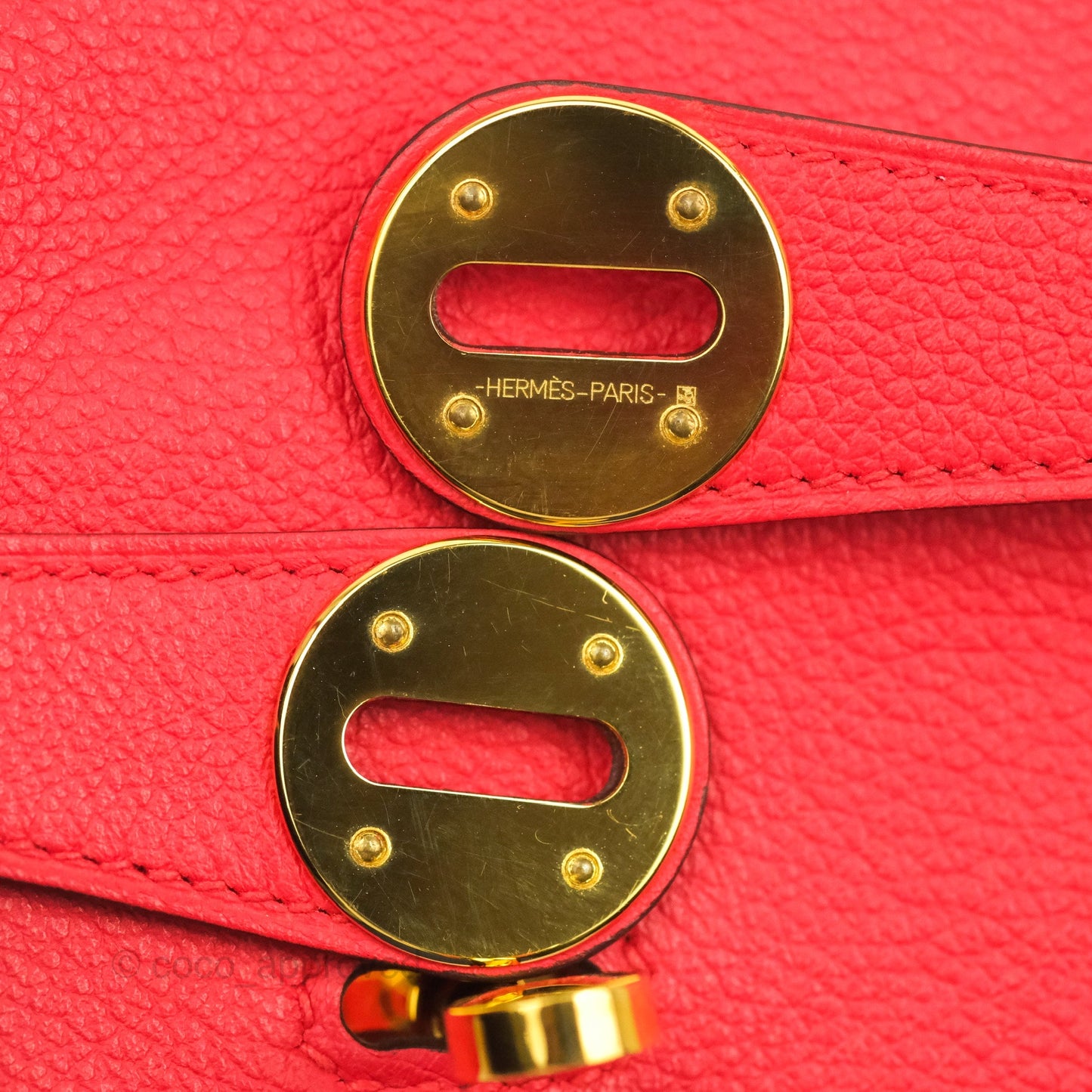 Hermès Lindy 26 Evercolour Rouge de Coeur Gold Hardware