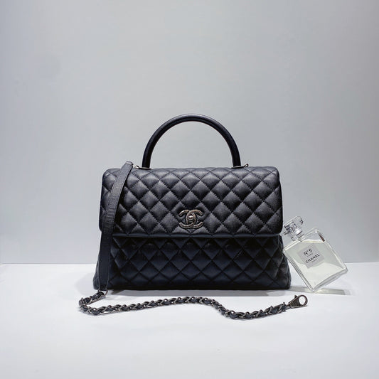 No.3645-Chanel Large Caviar Coco Handle