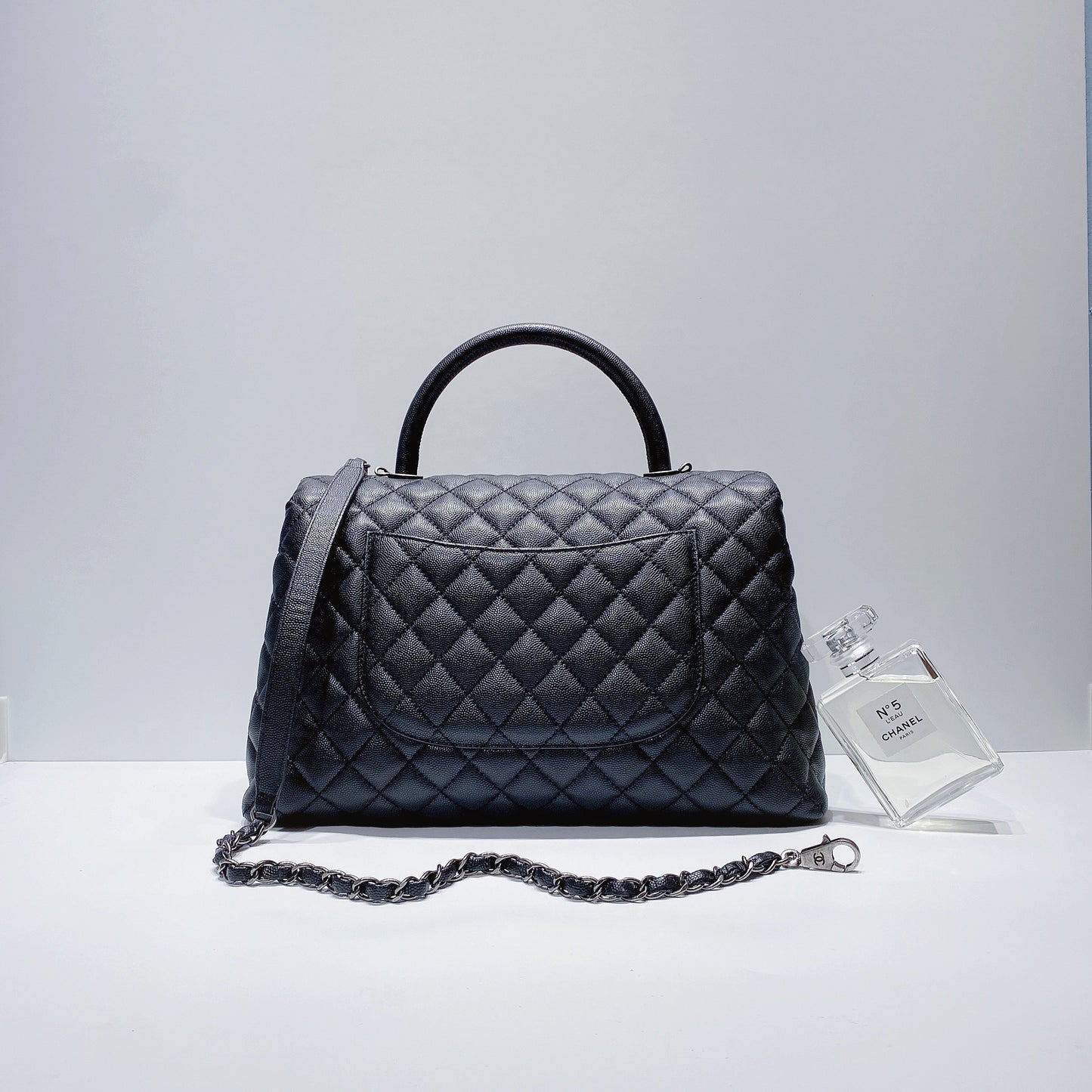 No.3645-Chanel Large Caviar Coco Handle
