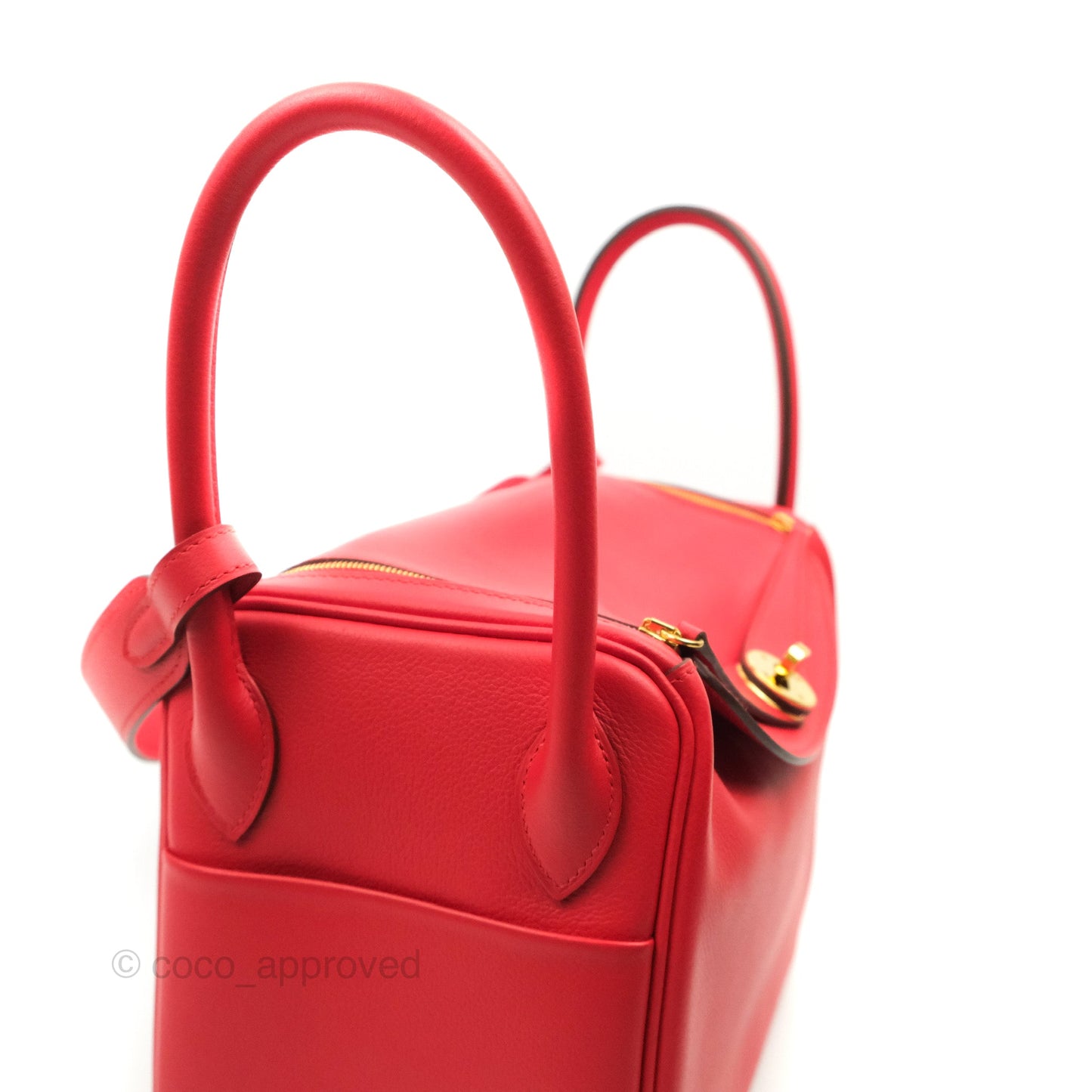 Hermès Lindy 26 Evercolour Rouge de Coeur Gold Hardware