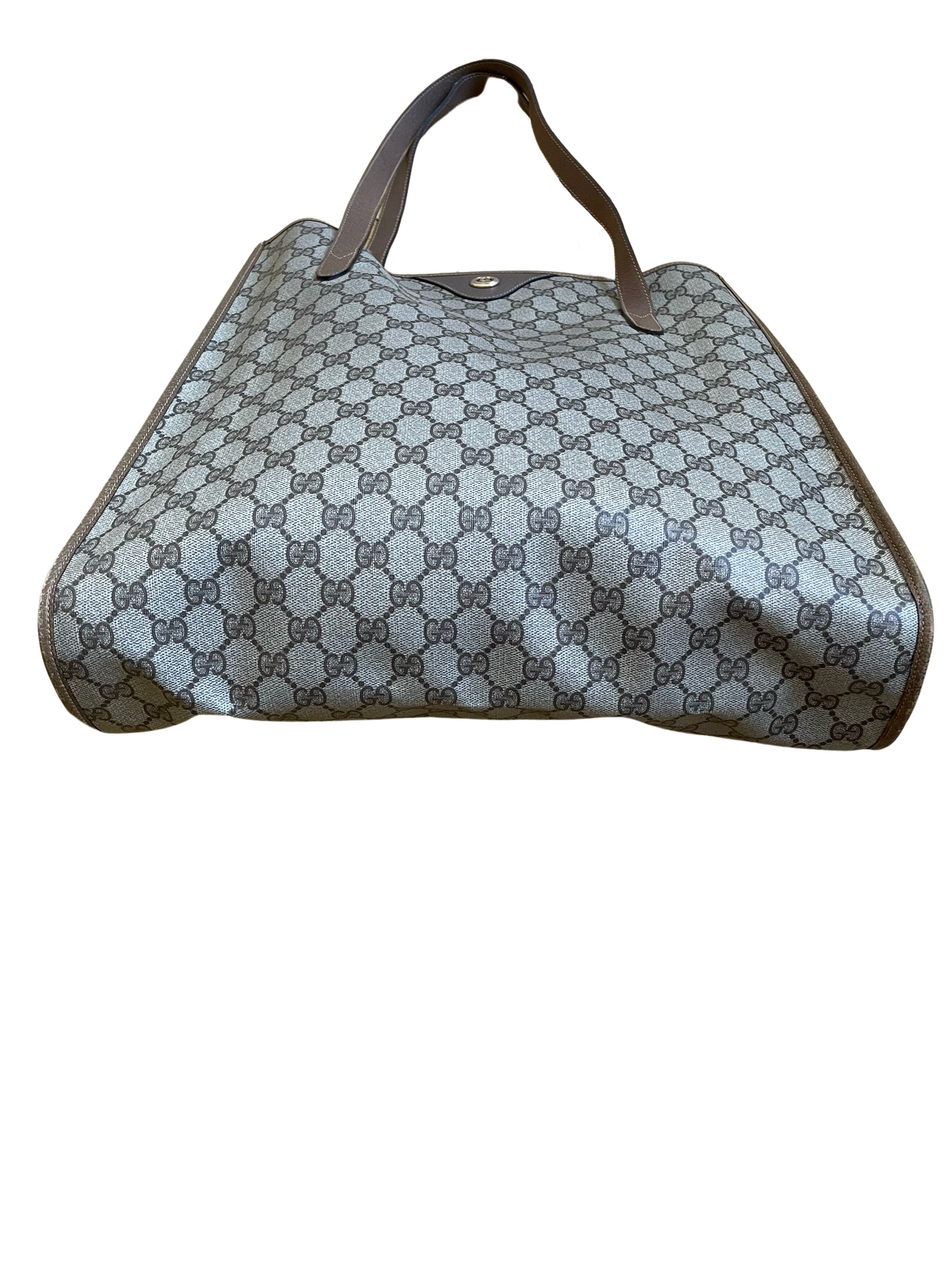 Luxury Gucci Trending 2025 Brown Leather Shopper