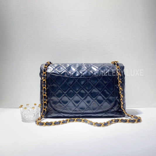 No.2902-Chanel Vintage Toile Plume Flap Bag