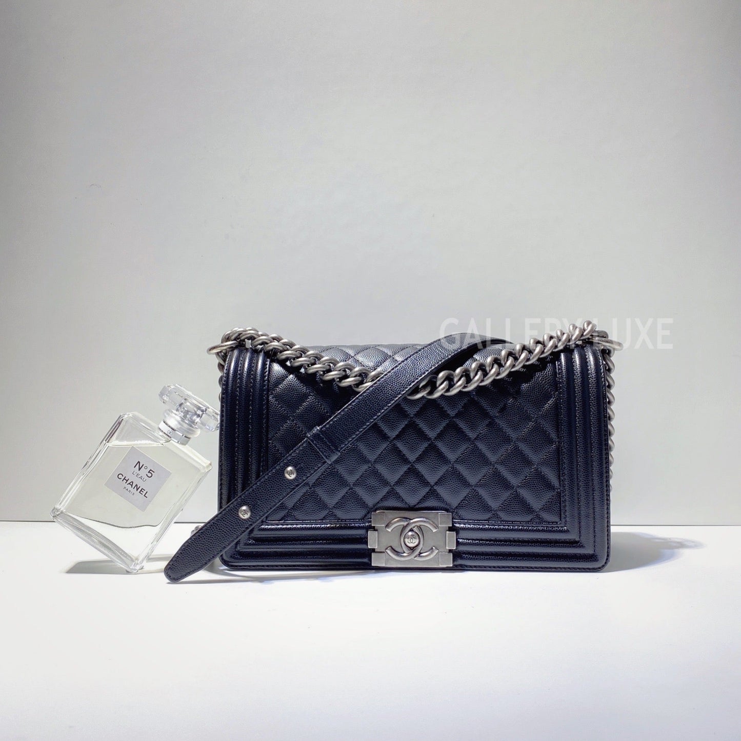 No.2957-Chanel Caviar Boy 25cm