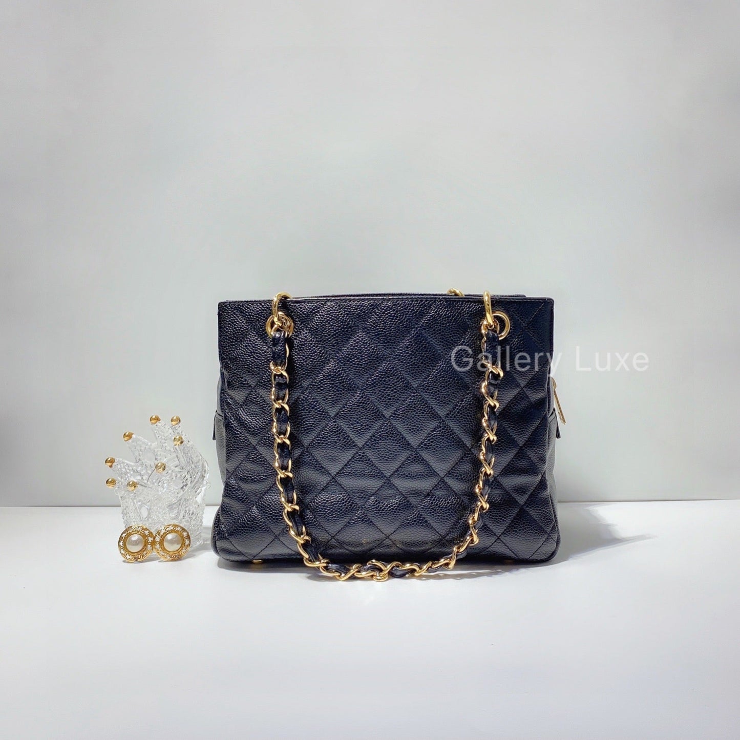 No.2547-Chanel Caviar Petite Timeless Tote Bag