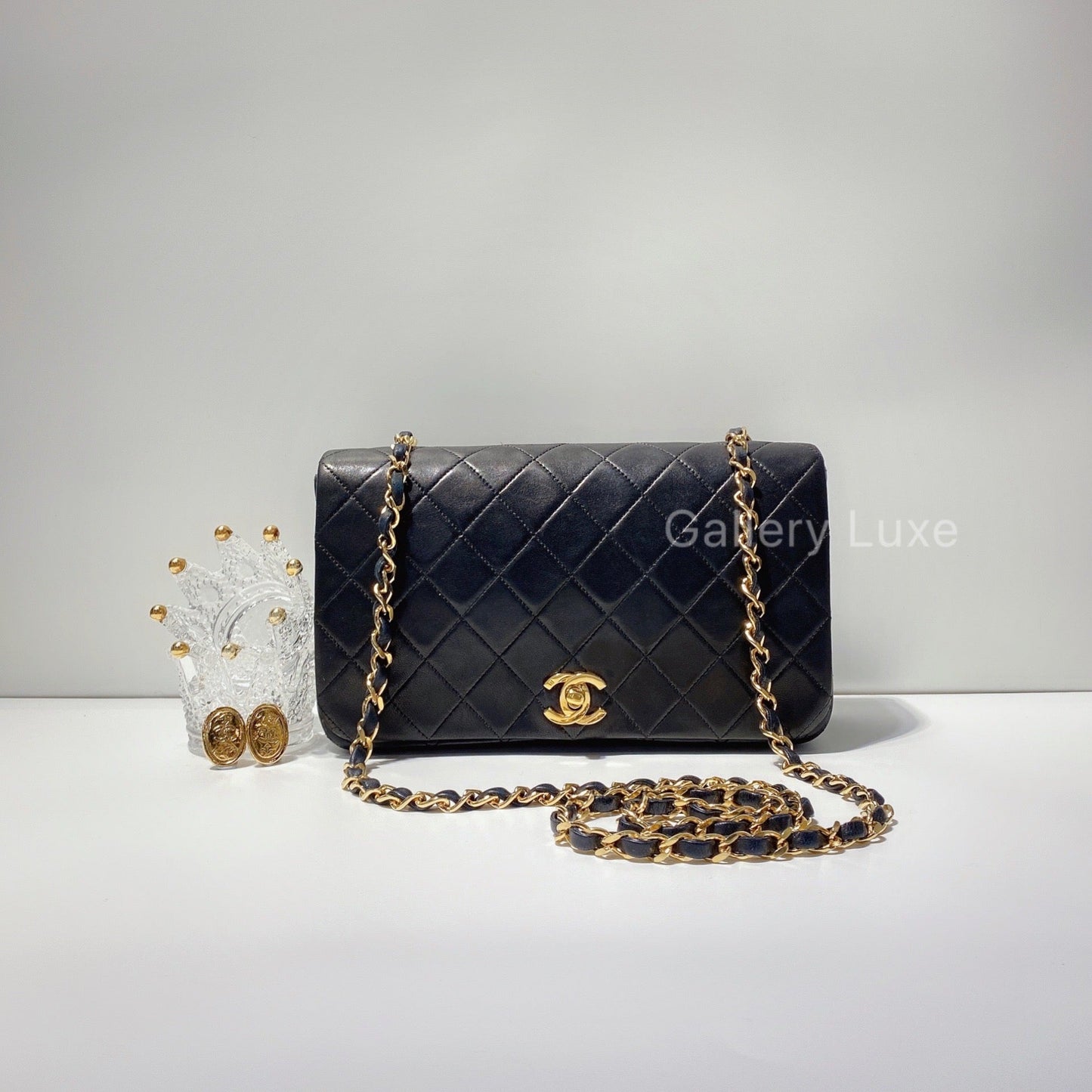No.2546-Chanel Vintage Lambskin Flap Bag