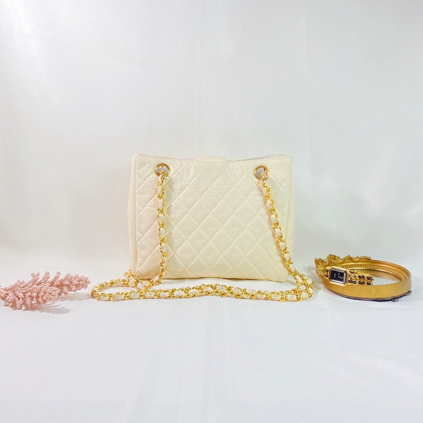 No.2327-Chanel Vintage Lambskin Tote Bag