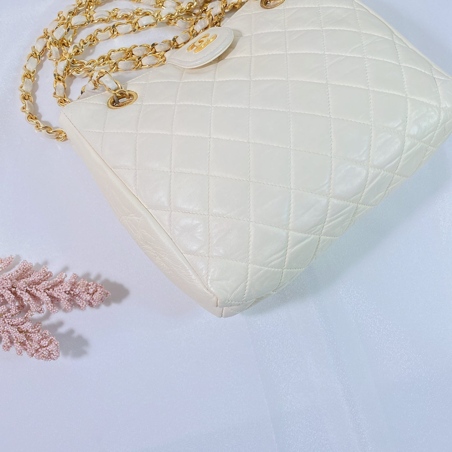 No.2327-Chanel Vintage Lambskin Tote Bag