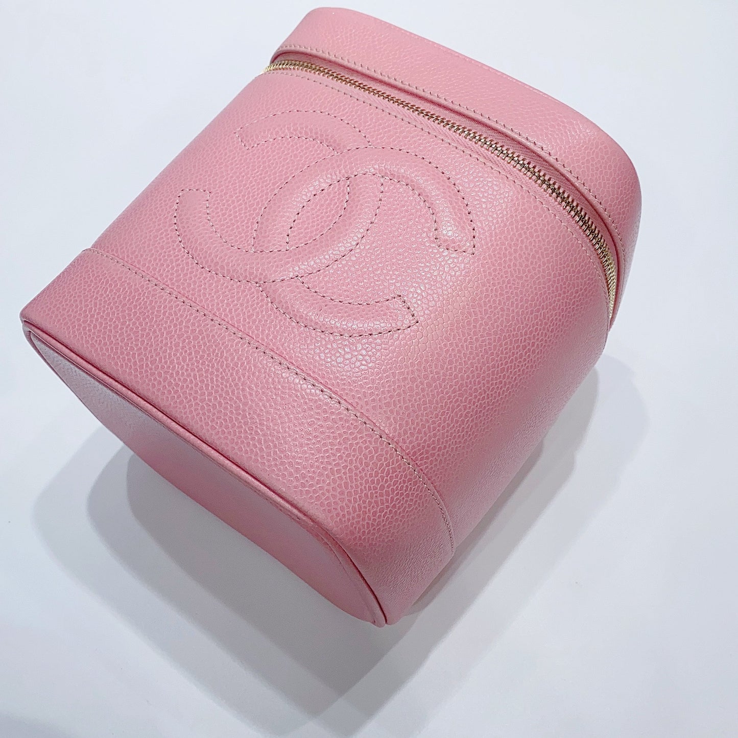 No.3721-Chanel Vintage Caviar Vanity Case