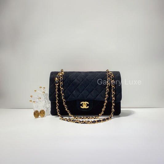 No.2551-Chanel Vintage Suede Classic Flap Bag 25cm