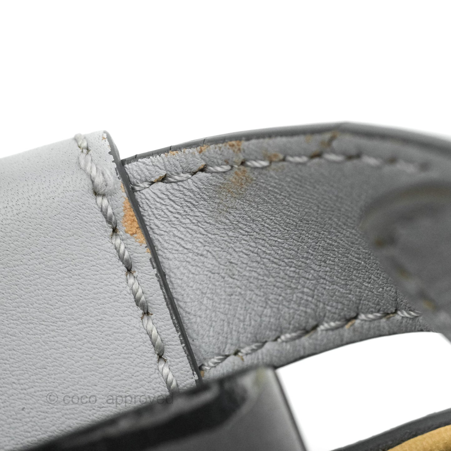 Fendi Peekaboo Medium Light Grey Blue Gold Hardware