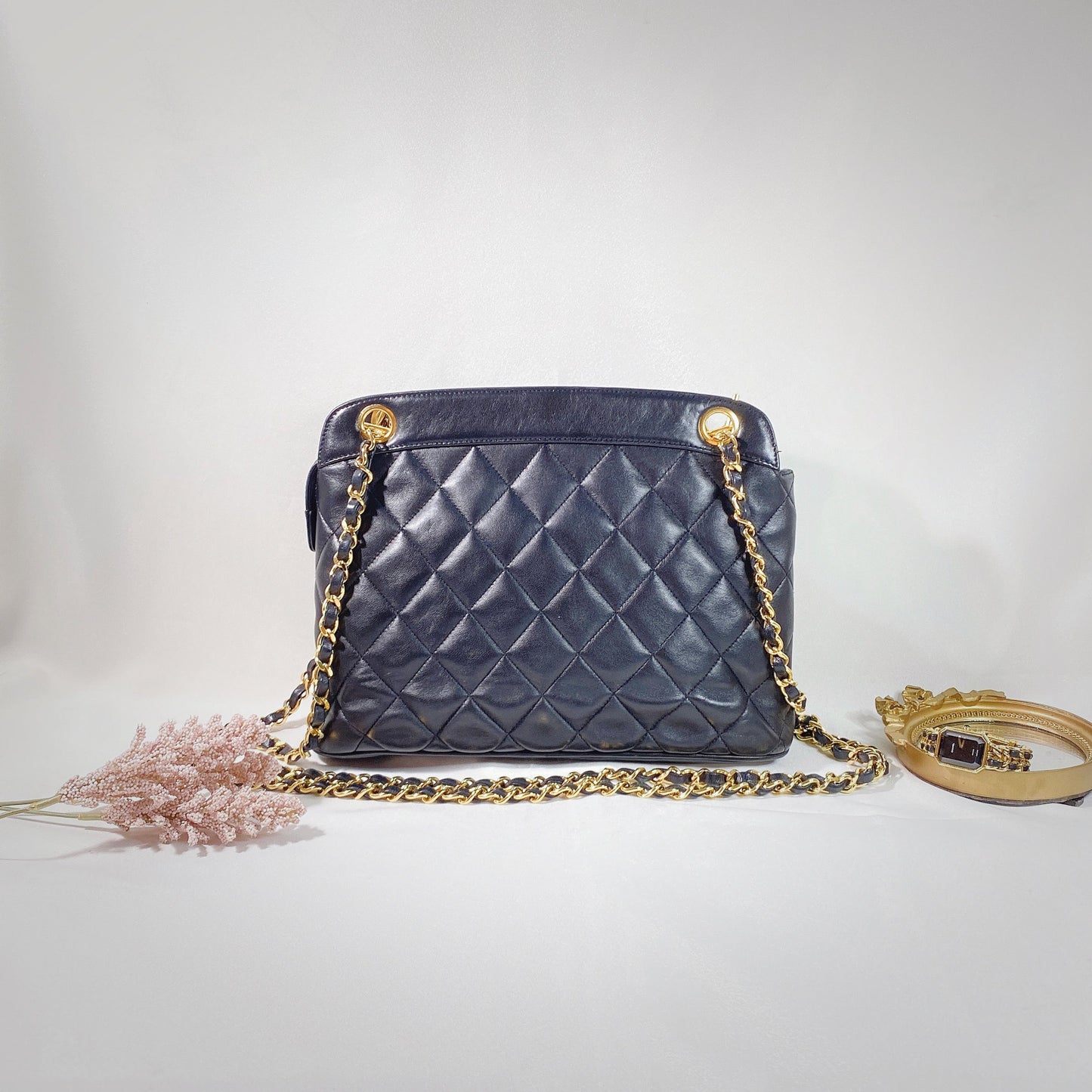 No.2329-Chanel Vintage Lambskin  Shoulder Bag