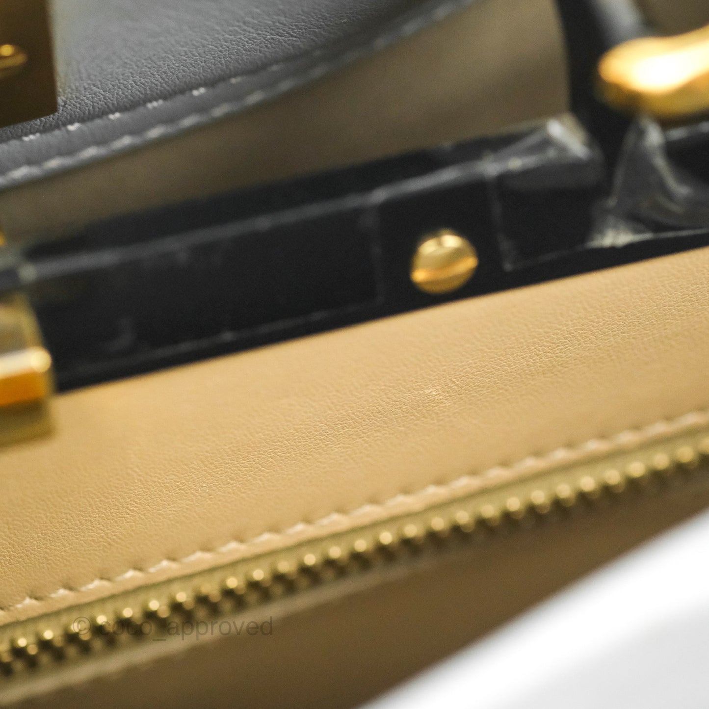 Fendi Peekaboo Medium Light Grey Blue Gold Hardware