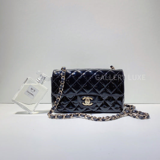 No.2870-Chanel Patent Classic Flap Mini 20cm