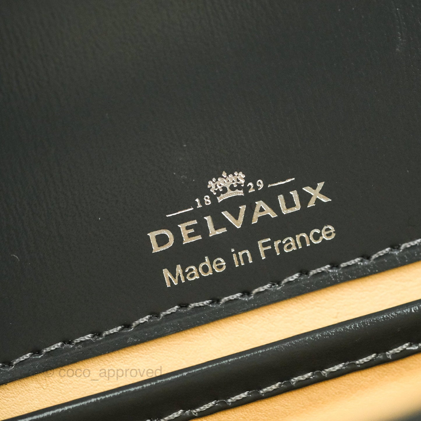 Delvaux Tempete Mini Grey Box Calfskin Silver Hardware