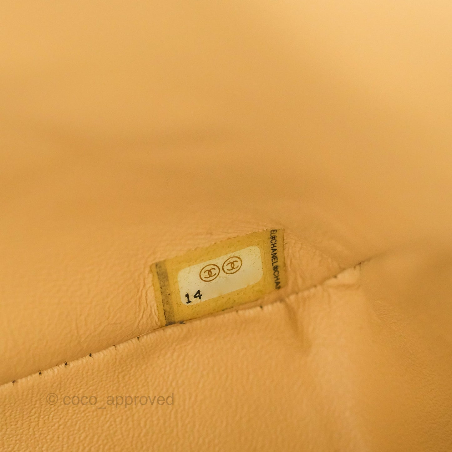 Chanel Jumbo Single Flap Beige Lambskin Gold Hardware