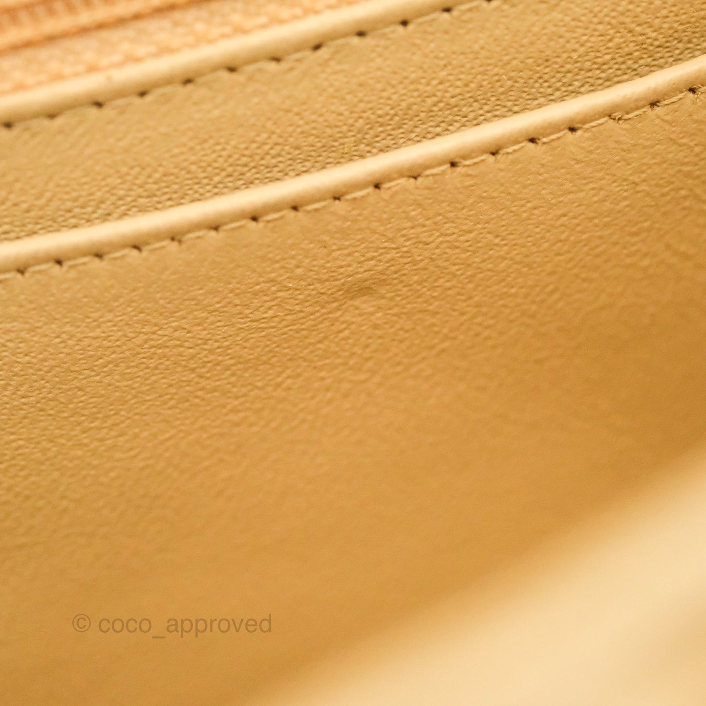Chanel Jumbo Single Flap Beige Lambskin Gold Hardware