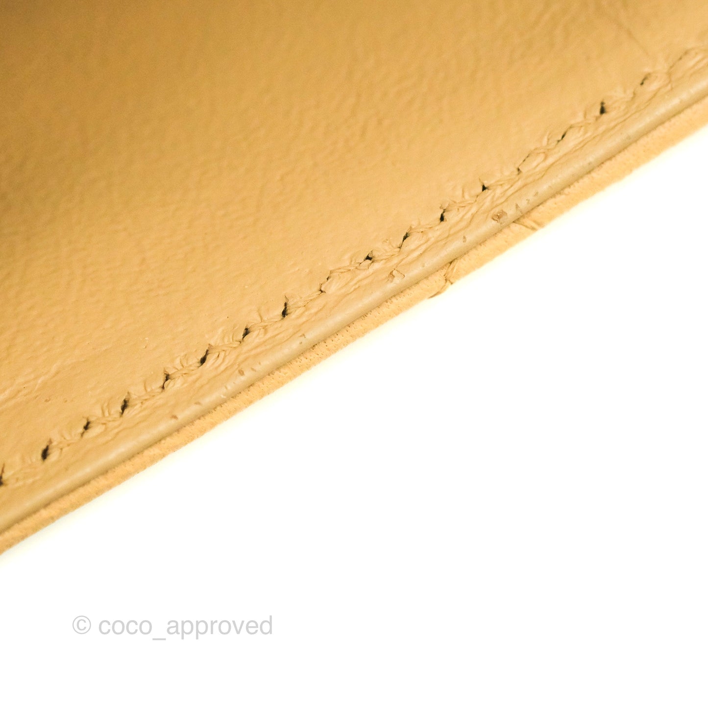 Chanel Jumbo Single Flap Beige Lambskin Gold Hardware