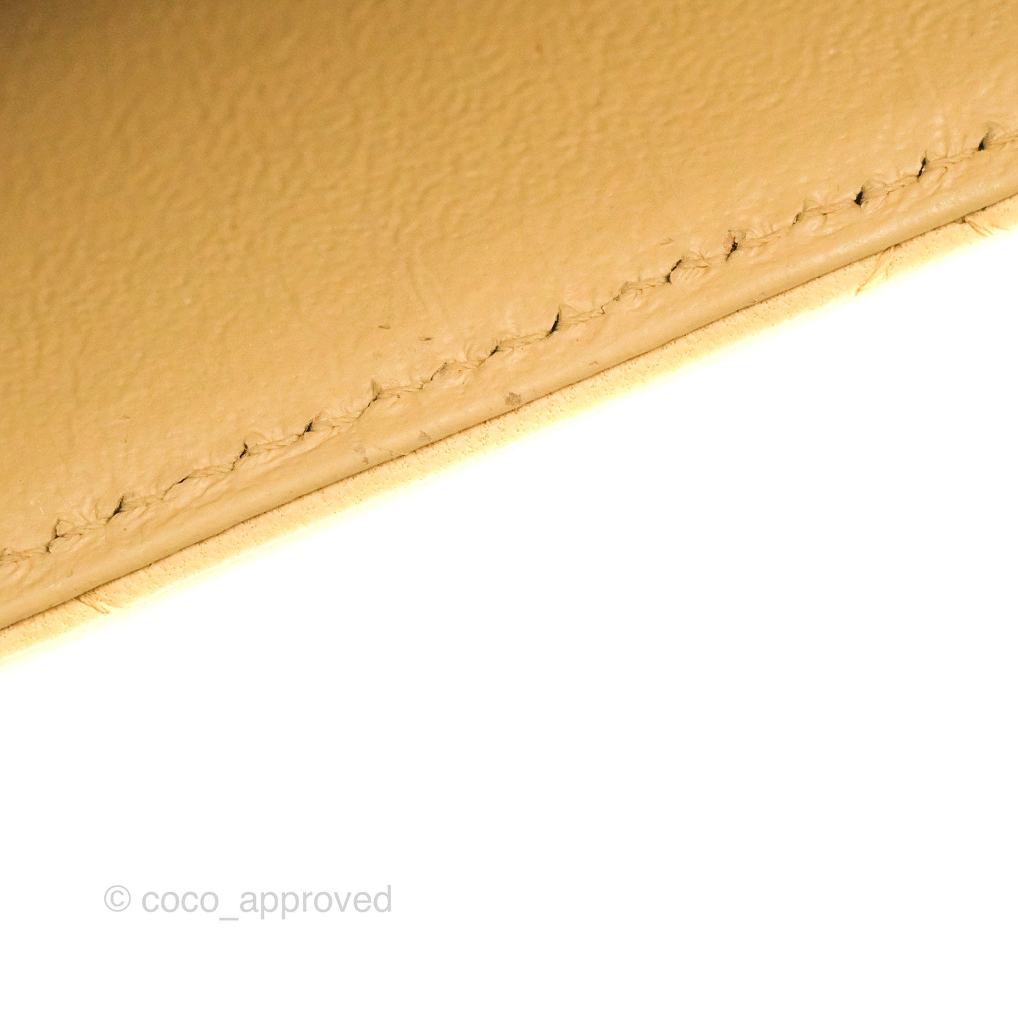 Chanel Jumbo Single Flap Beige Lambskin Gold Hardware