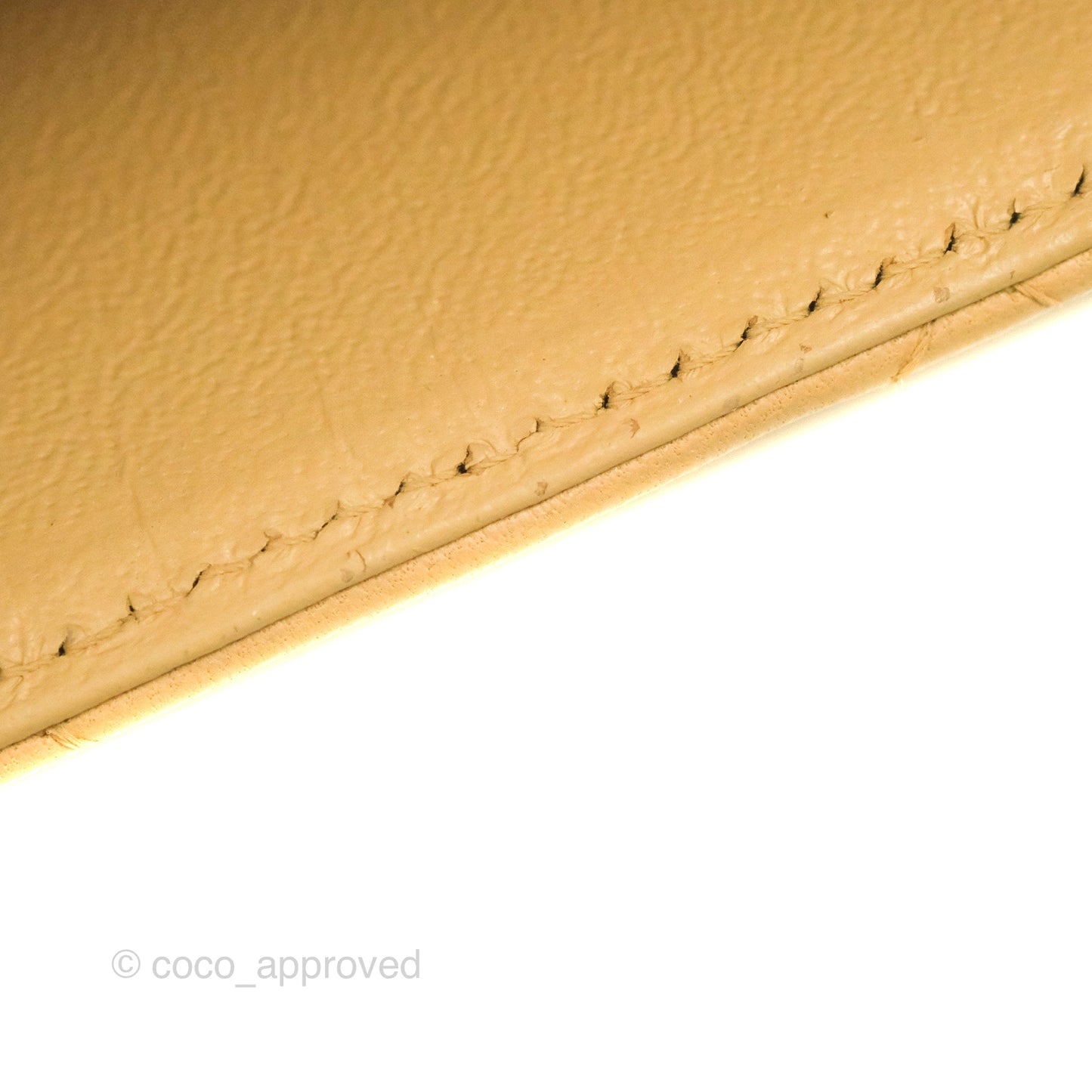 Chanel Jumbo Single Flap Beige Lambskin Gold Hardware