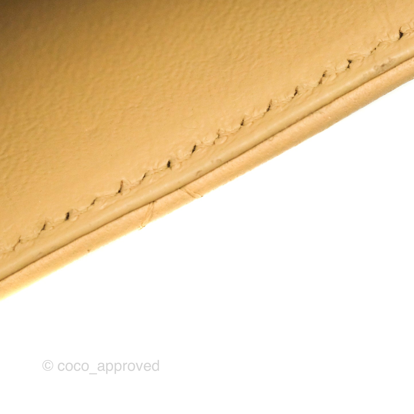 Chanel Jumbo Single Flap Beige Lambskin Gold Hardware