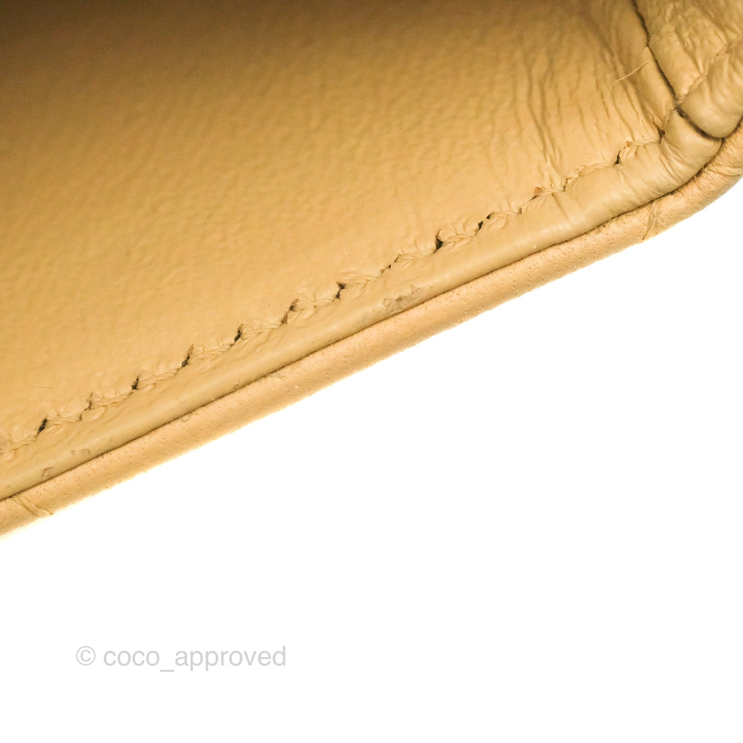 Chanel Jumbo Single Flap Beige Lambskin Gold Hardware
