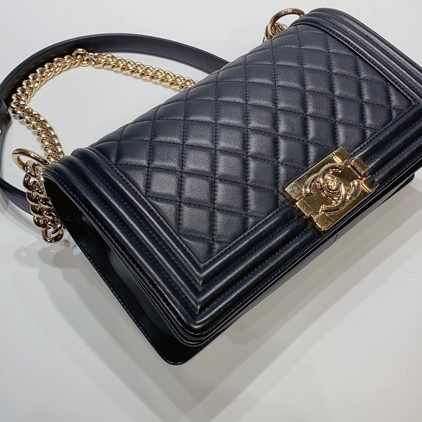 No.3754-Chanel Calfskin Boy 25cm