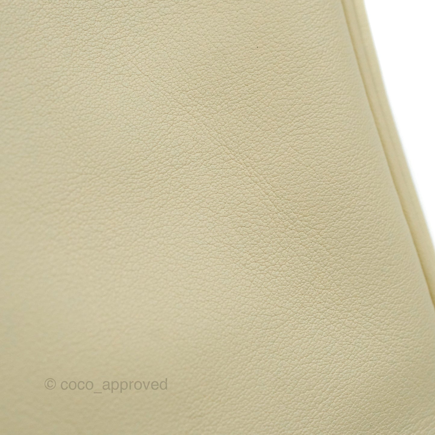 Hermes Birkin 25 Craie Swift Palladium Hardware