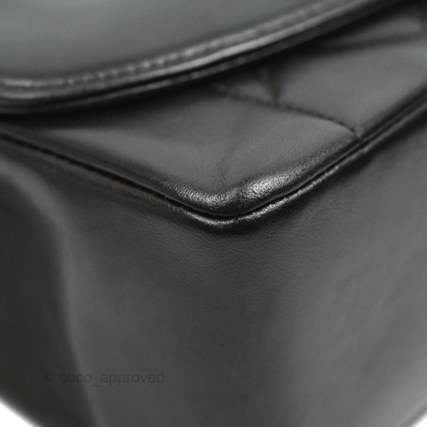 Chanel Vintage Quilted Classic Diana Medium Black Lambskin 24K Gold Hardware