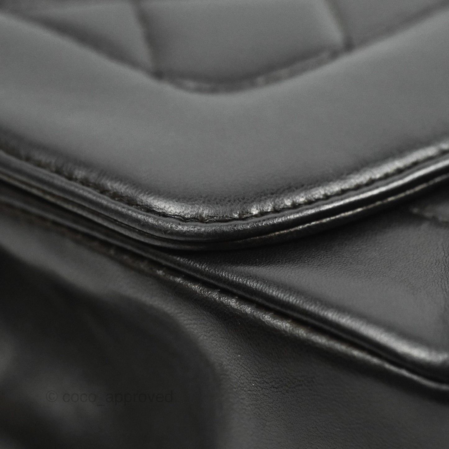 Chanel Vintage Quilted Classic Diana Medium Black Lambskin 24K Gold Hardware