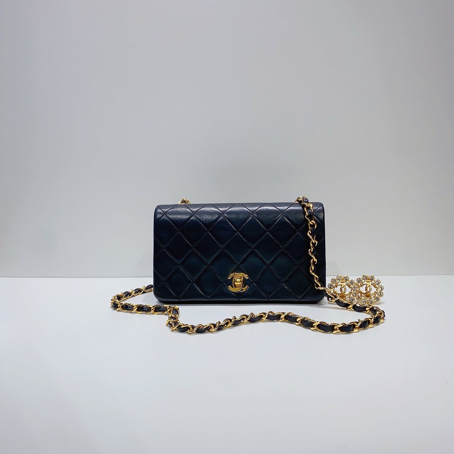 No.4399-Chanel Vintage Lambskin Mini Flap Bag