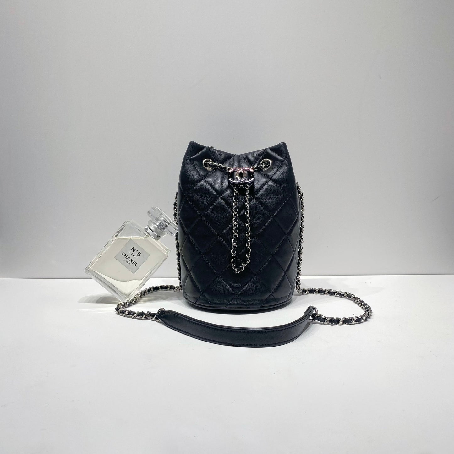 No.4289-Chanel Metallic Shine Mini Bucket Bag