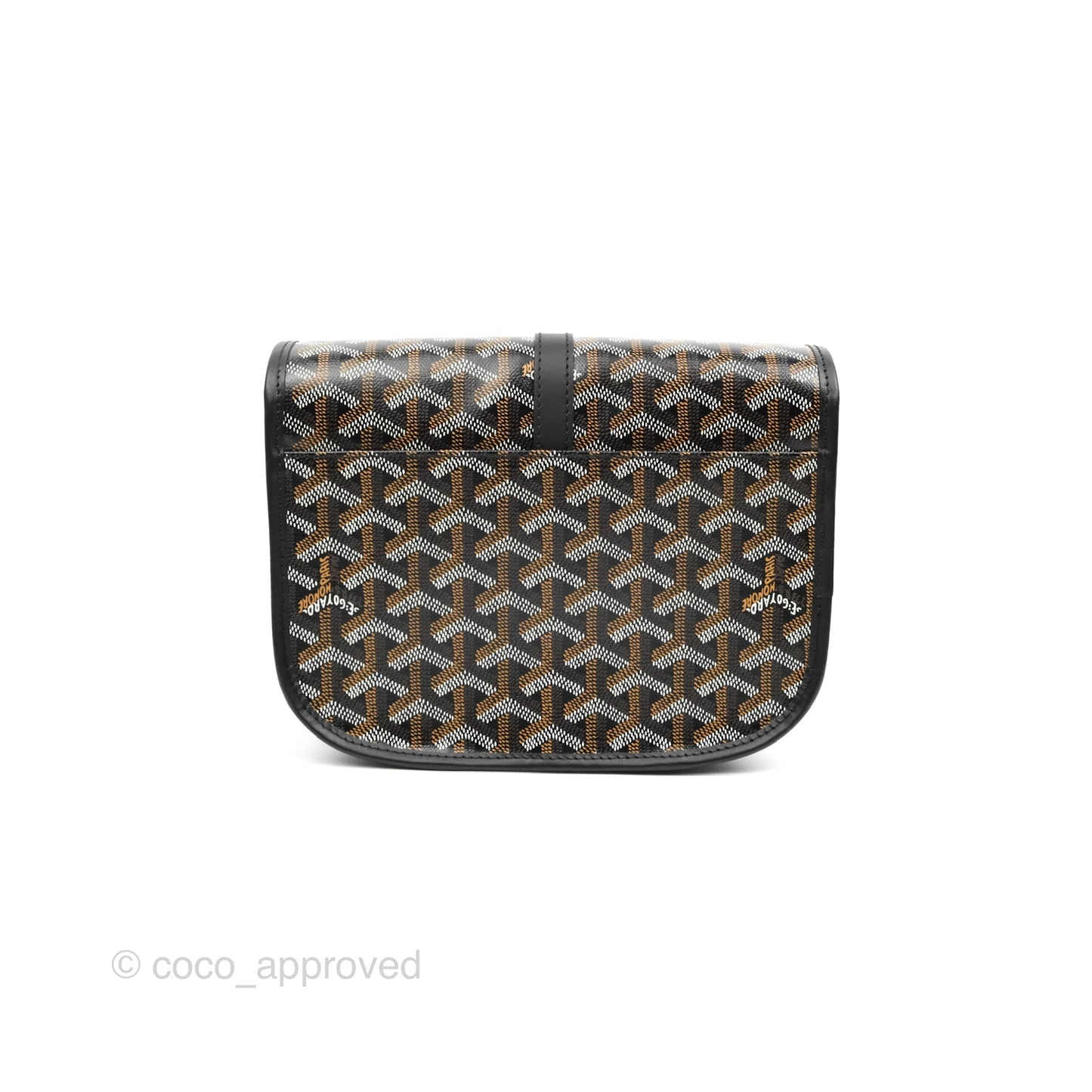 Goyard Goyardine Belvedere II PM Messenger Bag Black