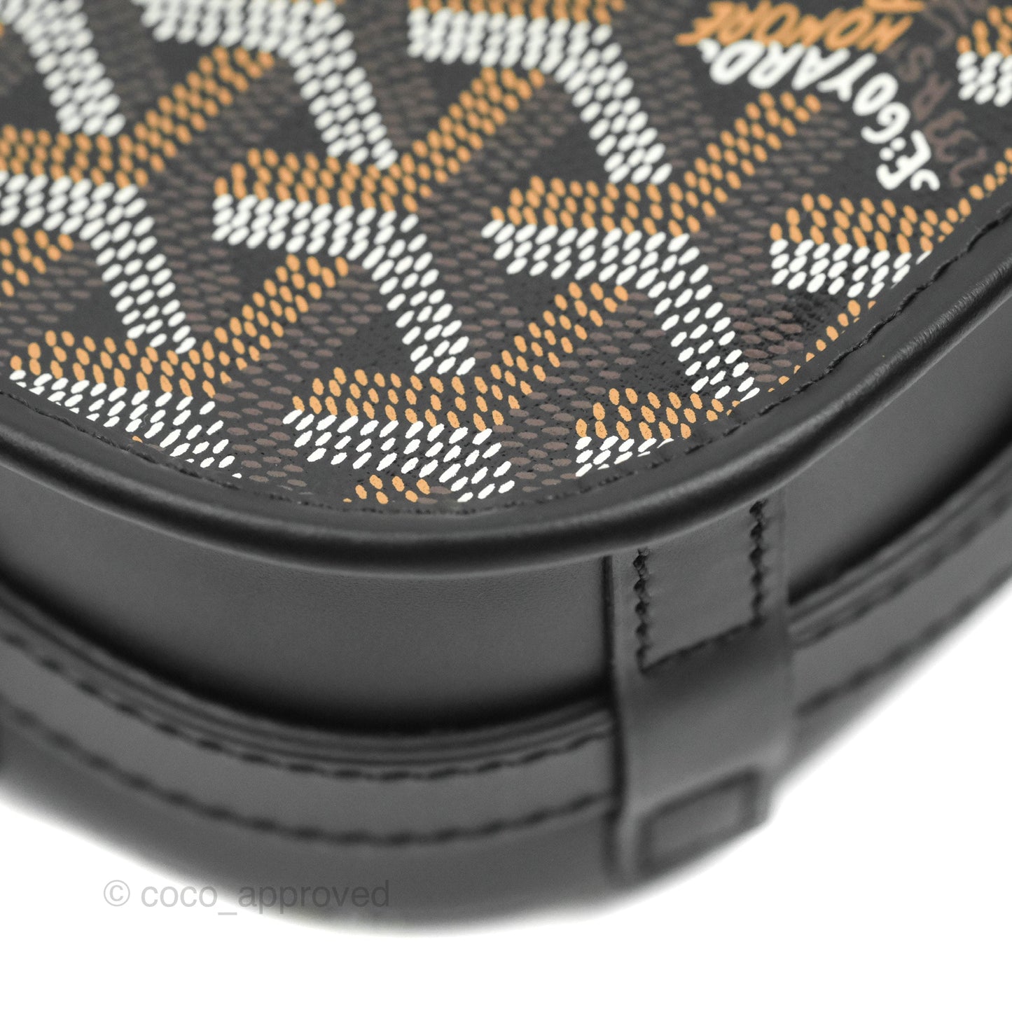 Goyard Goyardine Belvedere II PM Messenger Bag Black