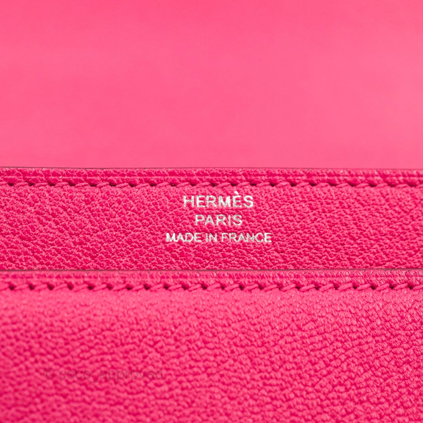 Hermes Verrou Mini Strap Rose Mex Chevre Mysore Flipperball Strap Palladium Hardware