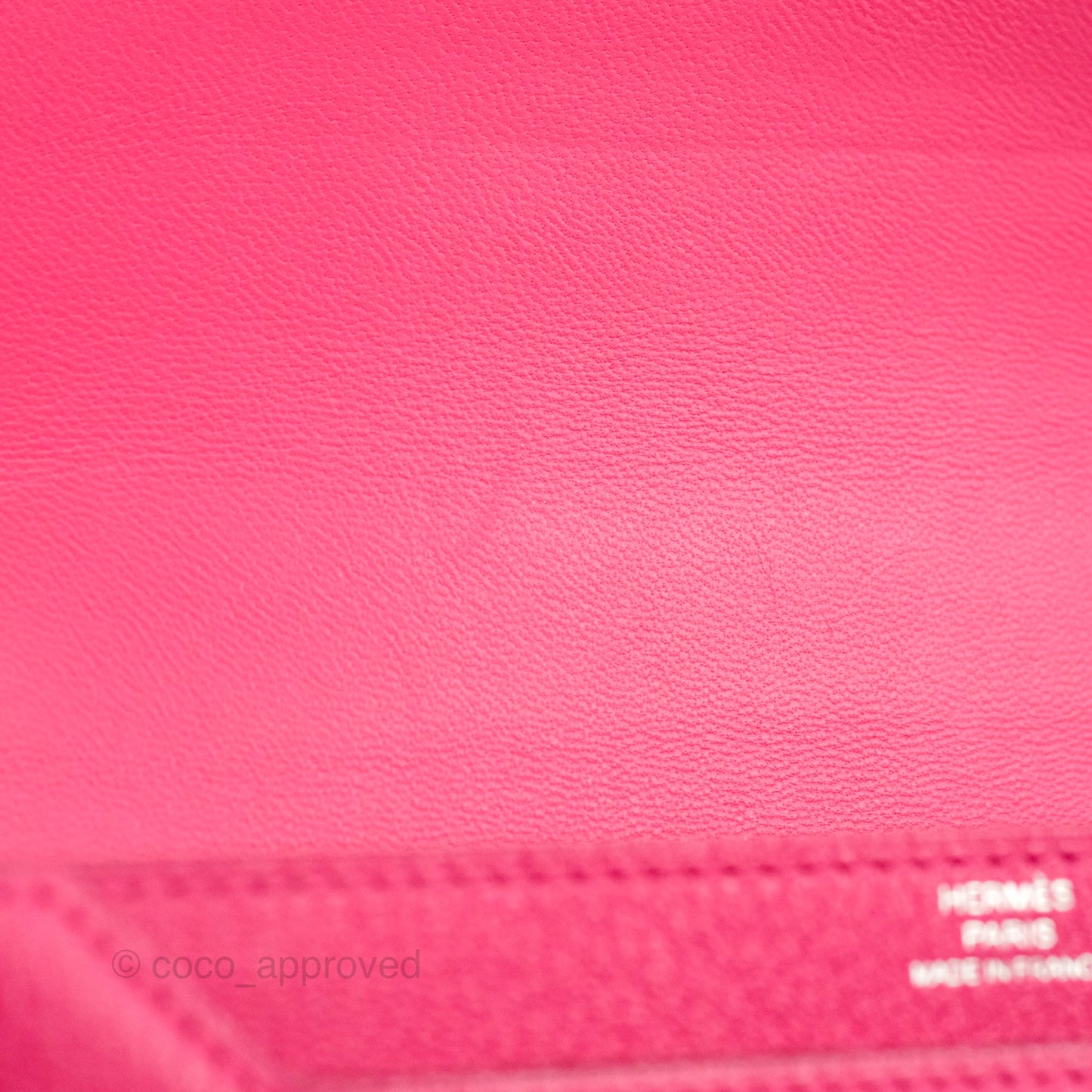 Hermes Verrou Mini Strap Rose Mex Chevre Mysore Flipperball Strap Palladium Hardware