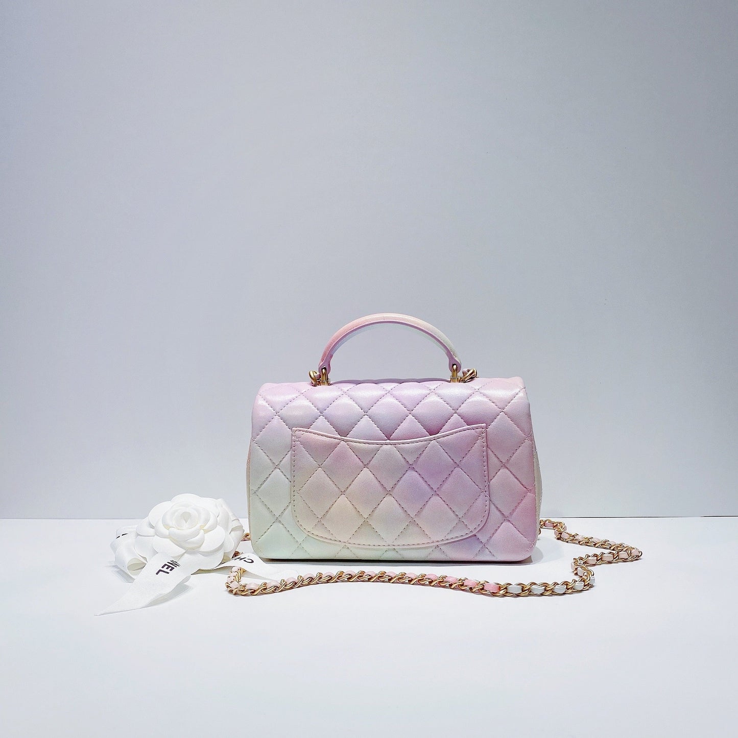 No.3521-Chanel Mini Flap Bag With Top Handle (Brand New / 全新)