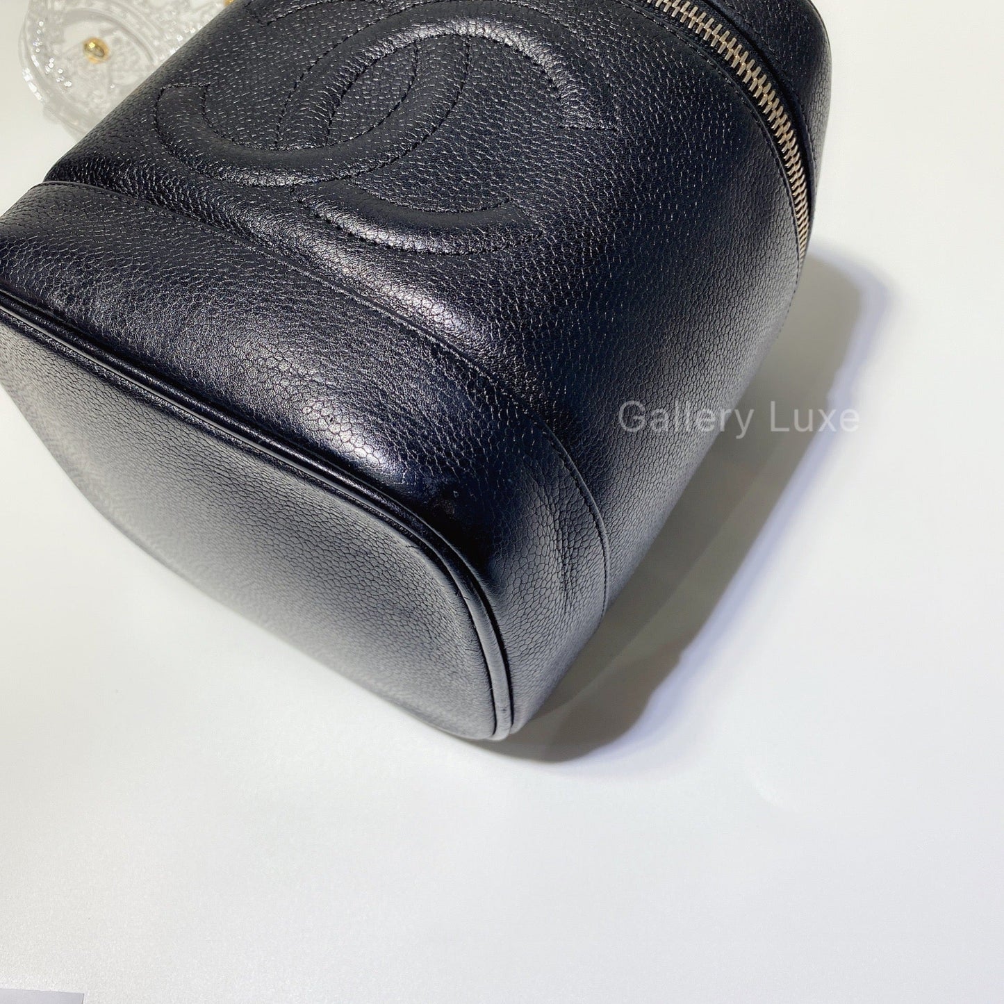 No.2552-Chanel Vintage Caviar Vanity Case