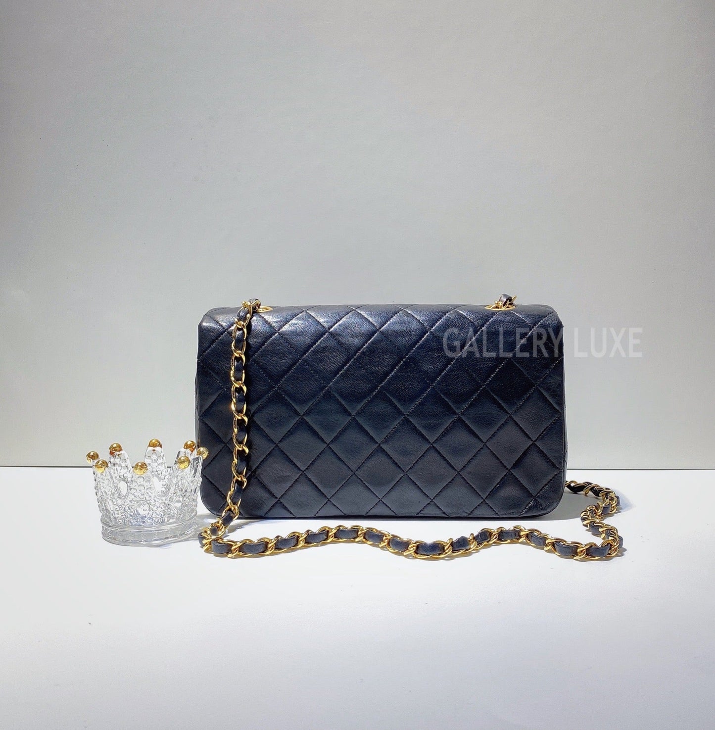 No.2863-Chanel Vintage Lambskin Flap Bag