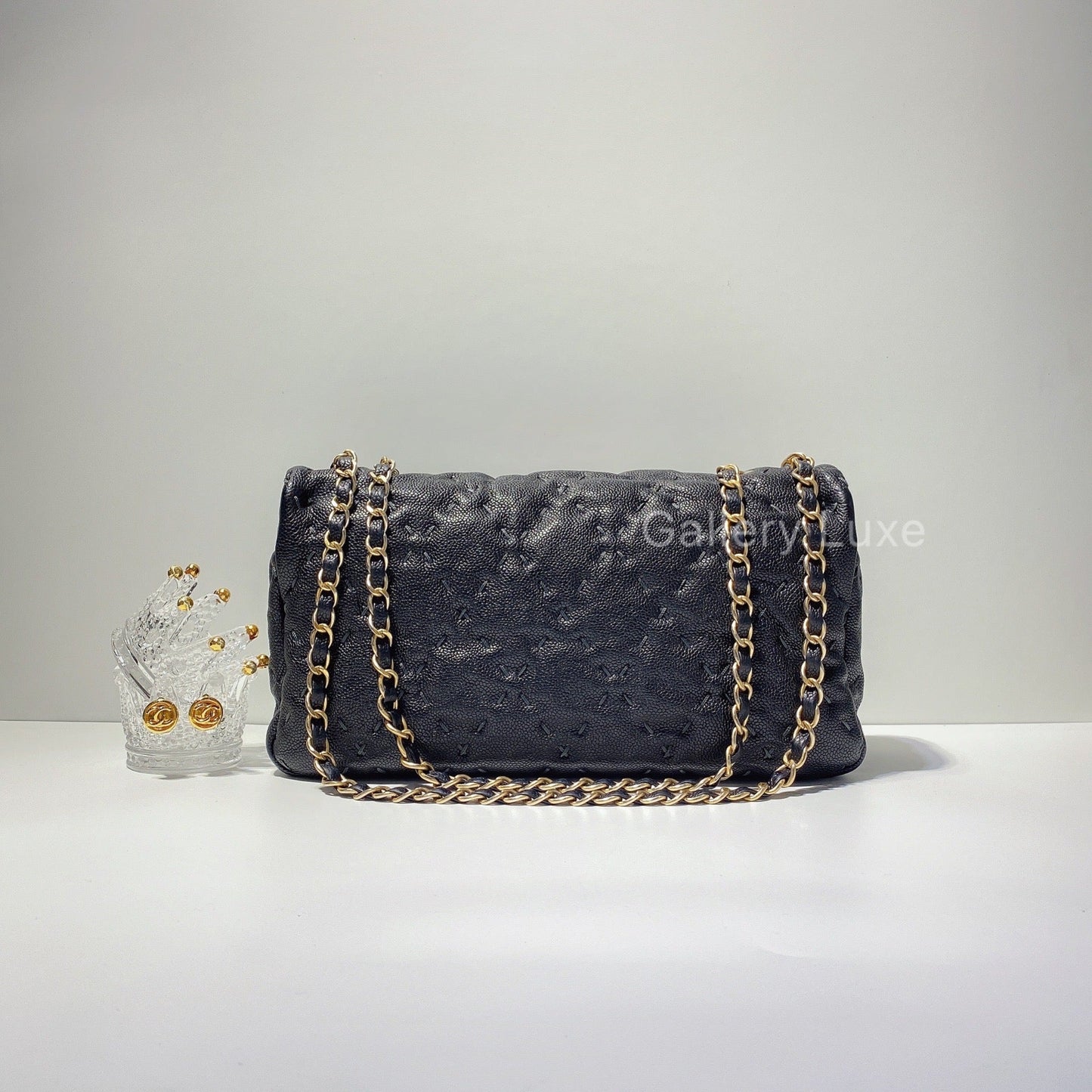 No.2560-Chanel Top Stitch Flap Bag